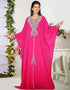 Dressy Embroidered Long Kaftan Dresses