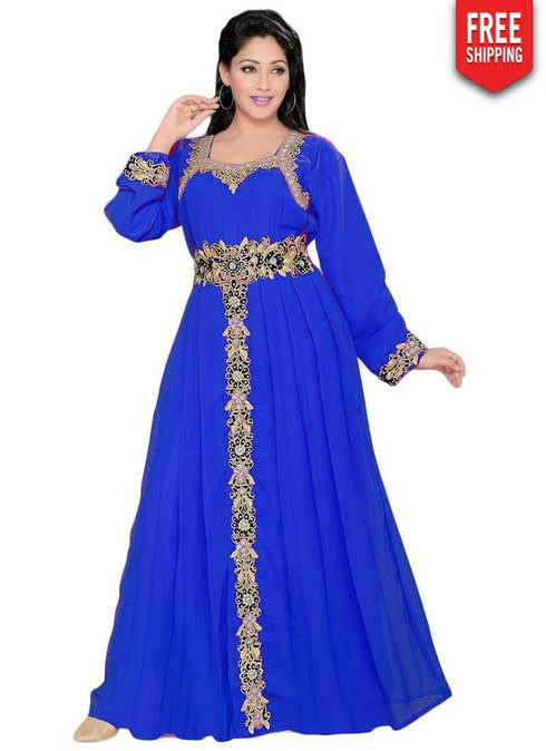Dubai Style Maxi Gown Full Sleeve Kaftan