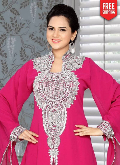 Dubai Style Party Wear Kafan With Designer Sleeve