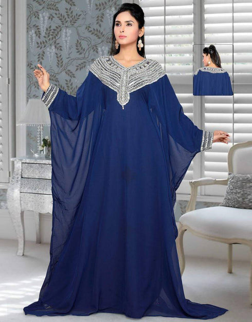 Embroidered Designer Kaftan Dress Dazzling