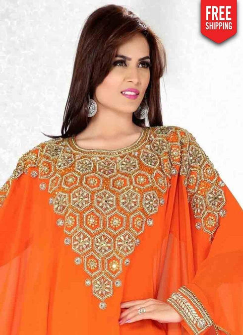 Embroidered Farasha Kaftan