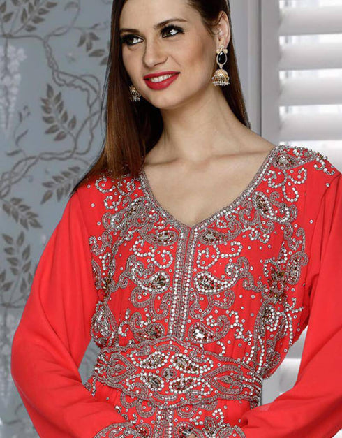 Embroidered Moroccan Kaftan Spanish