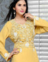 Embroidered simple kaftan