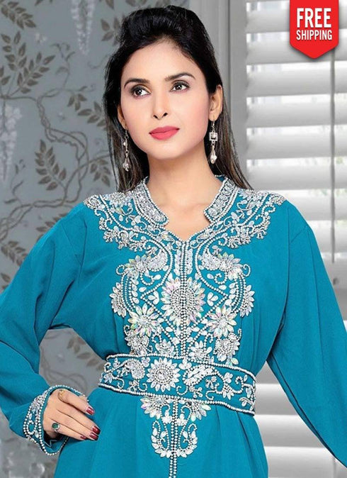 Embroidered Stylish Kaftan Dresses