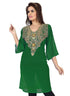 Exquisite Georgette Embroidered Short kaftan