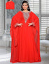 Farash Style Kaftan With Silver Hand Work