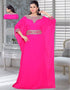 Farasha Style Kaftan With Designer Waist Belt