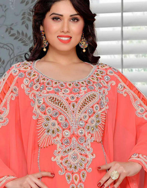 Farasha Style Kaftan With Different sleeve
