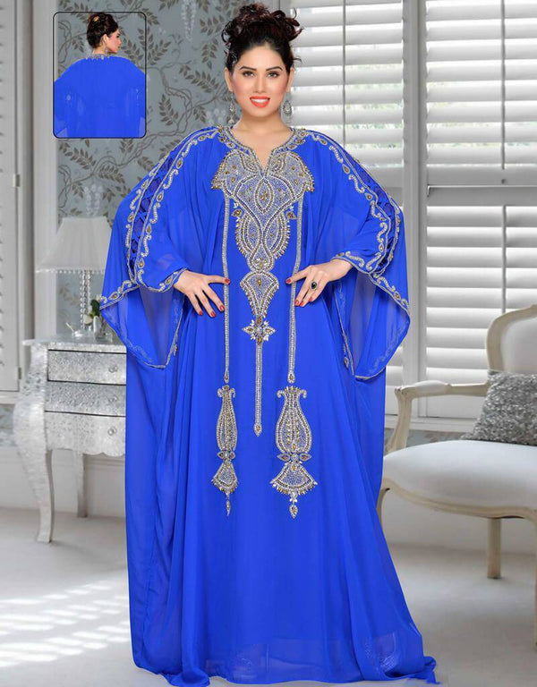 Farasha Style Kaftan With Different sleeve