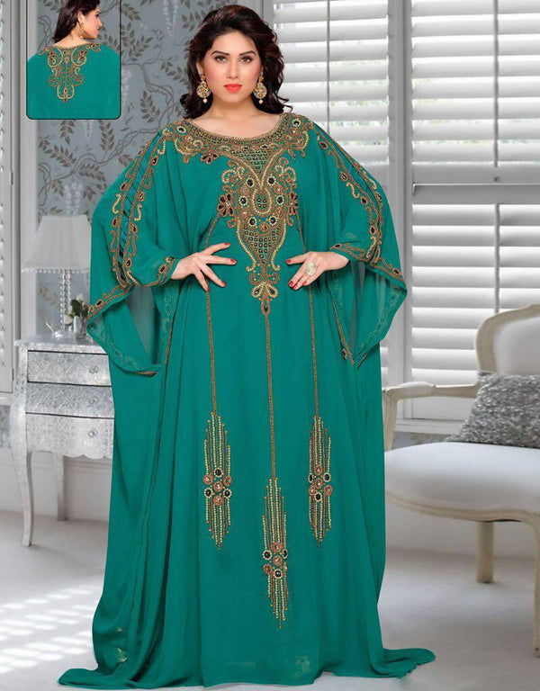 Farasha Style Kaftan With Different sleeve