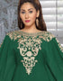 Farasha Style Kaftan With Golden Embroidery