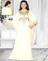 Farasha Style Kaftan With Light Work