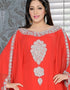 Farasha style Kaftan With Silver Work With Long Sleeve