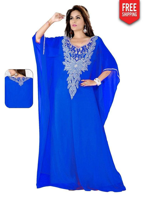Fuchsia Designer Farasha Kaftan