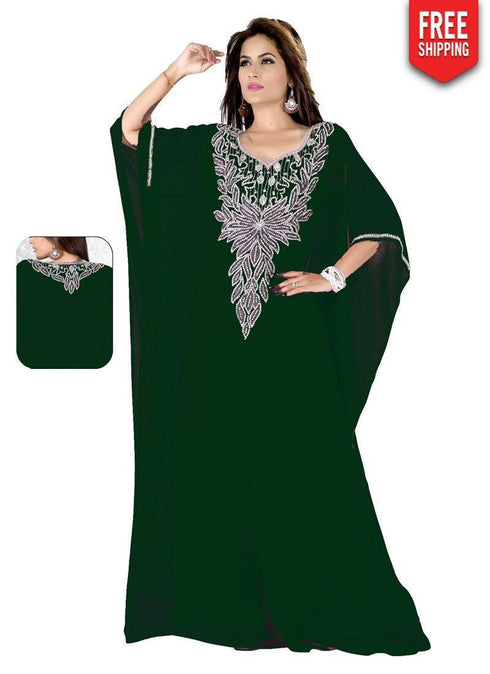 Fuchsia Designer Farasha Kaftan