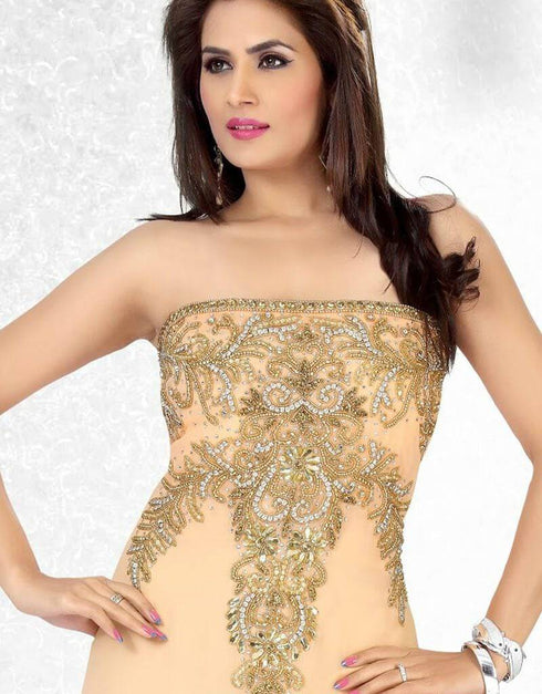 Glamourous Faux Georgette Popular Fustan