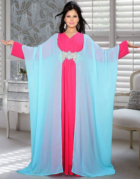 Glamourous Jacket Style Kaftan &