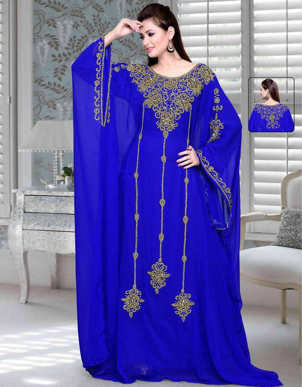 Golden emroidery kaftan