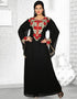 Graceful Bell Sleeve Slim Fit Gown Styles Kaftan