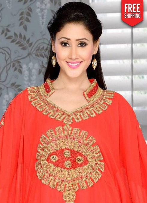 Graceful Embroidered Kaftan