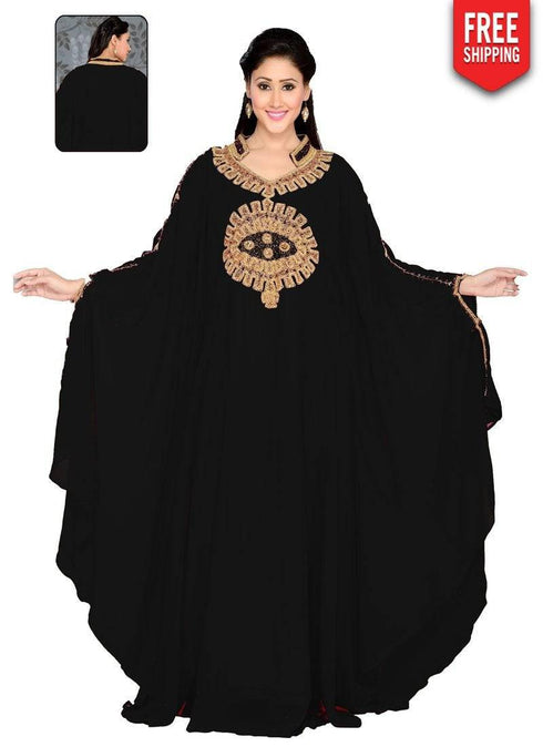 Graceful Embroidered Kaftan