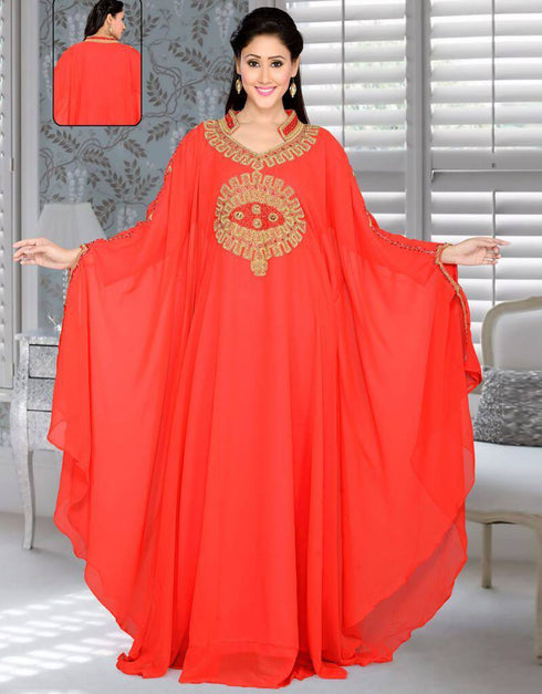 Graceful Embroidered Kaftan