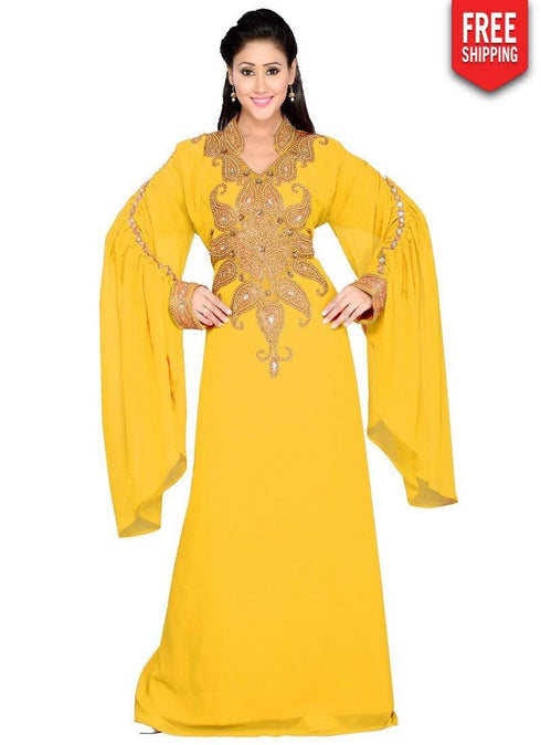 Graceful Embroidered Kaftan
