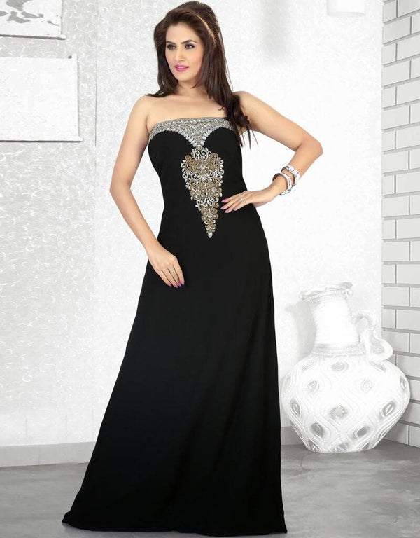 Grand Faux Georgette Prom Dress