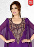 Grape Embroidered Farasha Kaftan