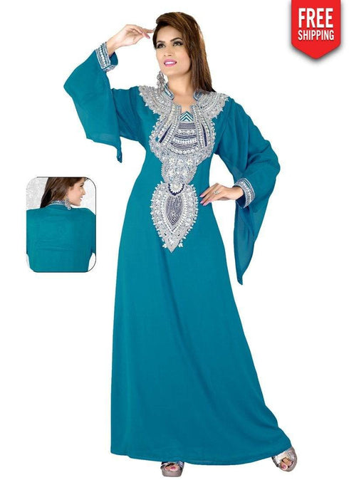 Han Stylist Bell Sleeve Slim Fit Caftan