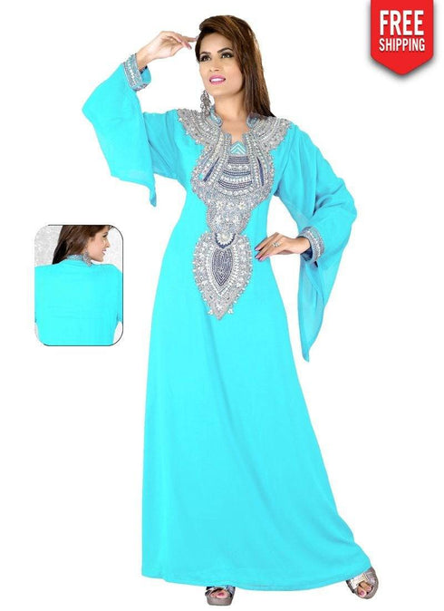 Han Stylist Bell Sleeve Slim Fit Caftan