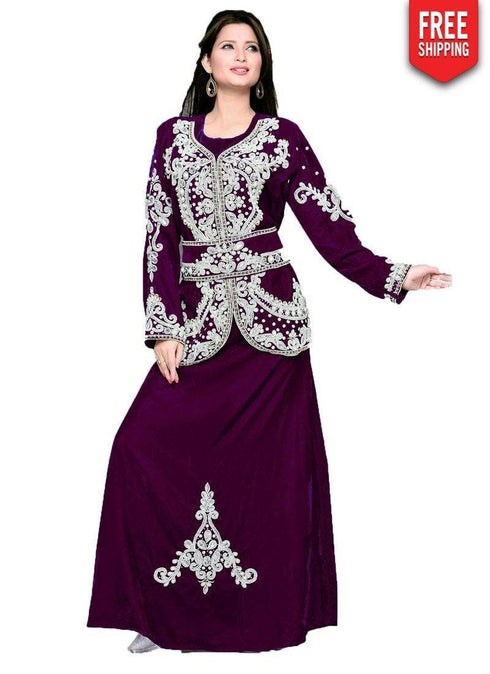 Jacket kaftan with belt