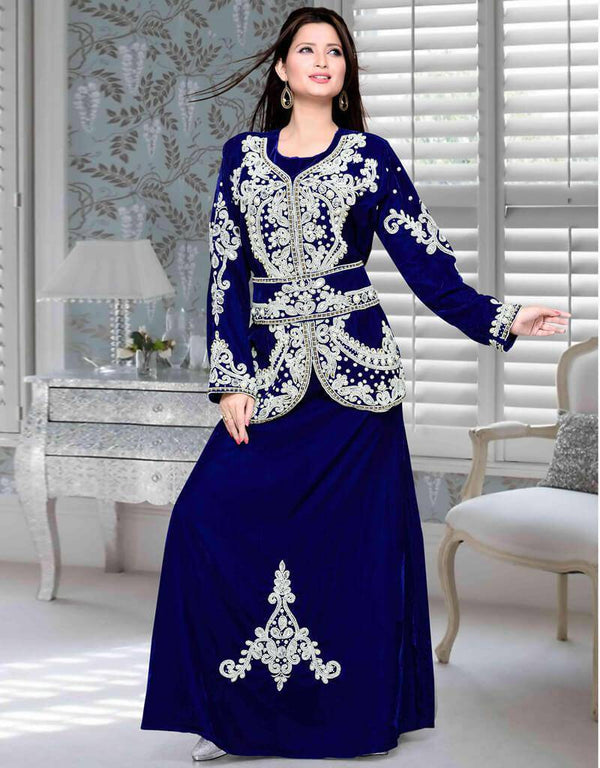 Jacket kaftan with belt