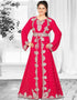 Jacket Moroccan Style Party Wear Kaftan With Waist Belt