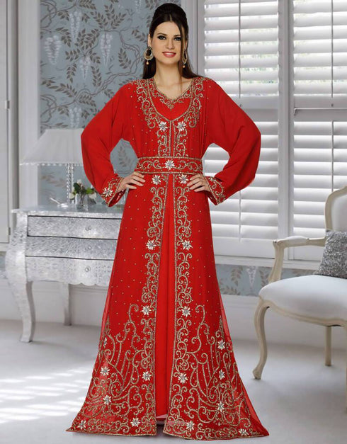 Jacket Style Kaftan Dress