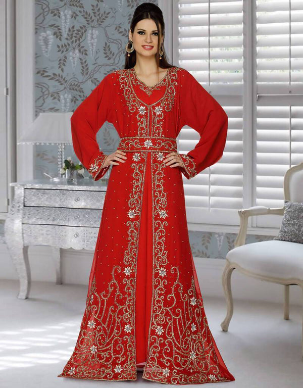 Jacket Style Kaftan Dress