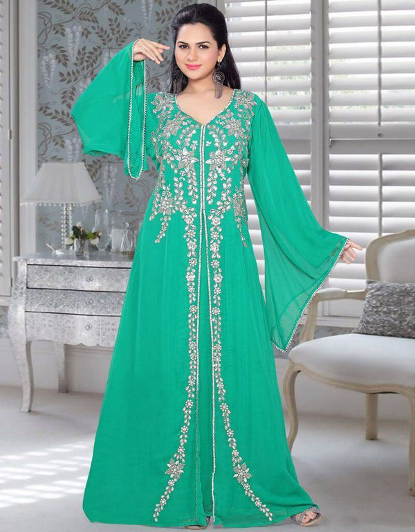 Jacket Style Party Wear Kaftan