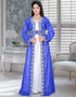Jacket Style Party Wear Kaftan With Waist Belt