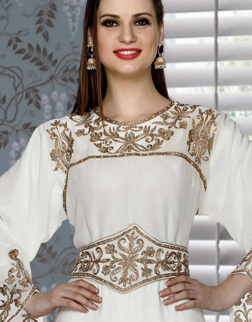 Kaftan with Designer Belt