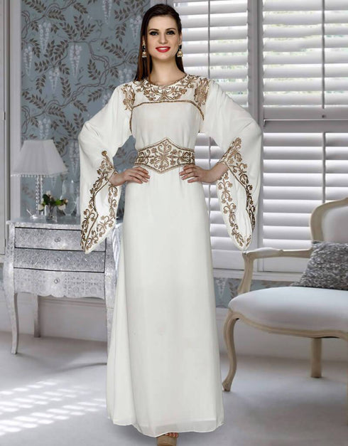 Kaftan with Designer Belt