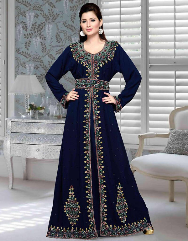 Kaftan with thread work