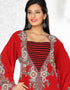 Magnificient Jacket Style Embroidered Kaftan