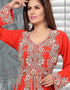 Morocan Kaftan with Beautiful Silver Embroidery