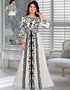 Morocan Style Kaftan With Beautiful Embroidery