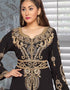 Morocan Style Kaftan With Golden Hand Work