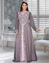 Moroccan Resham Work kaftan With Multi embroidery