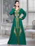 Moroccan style vneck kaftan Teal