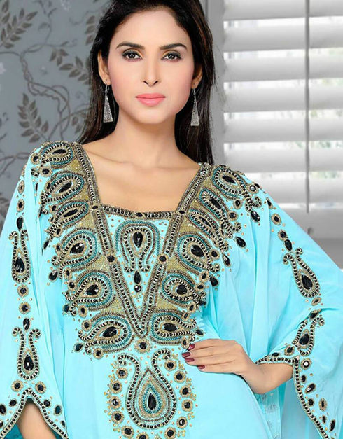 Muslim Ladies Embroidered Kaftan