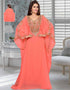 Necklace pattern Kaftan with Golden Work