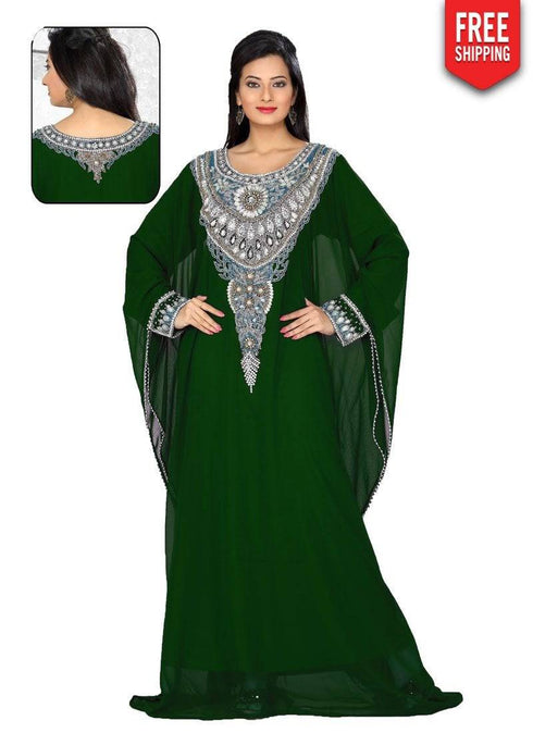 Ravishing Embroidered Kaftan Style Dresses